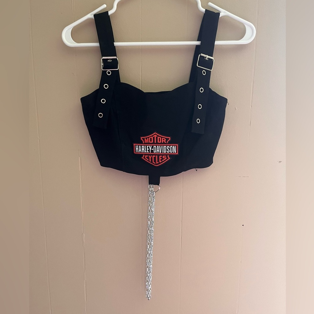 Harley Davidson crop top